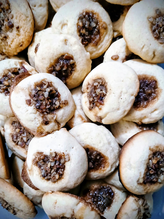 Texas Bourbon Pecan Pie Shortbread Cookies