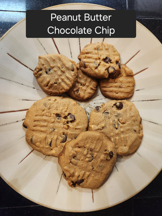 Peanut Butter w/ Chocolate Chip Cookies